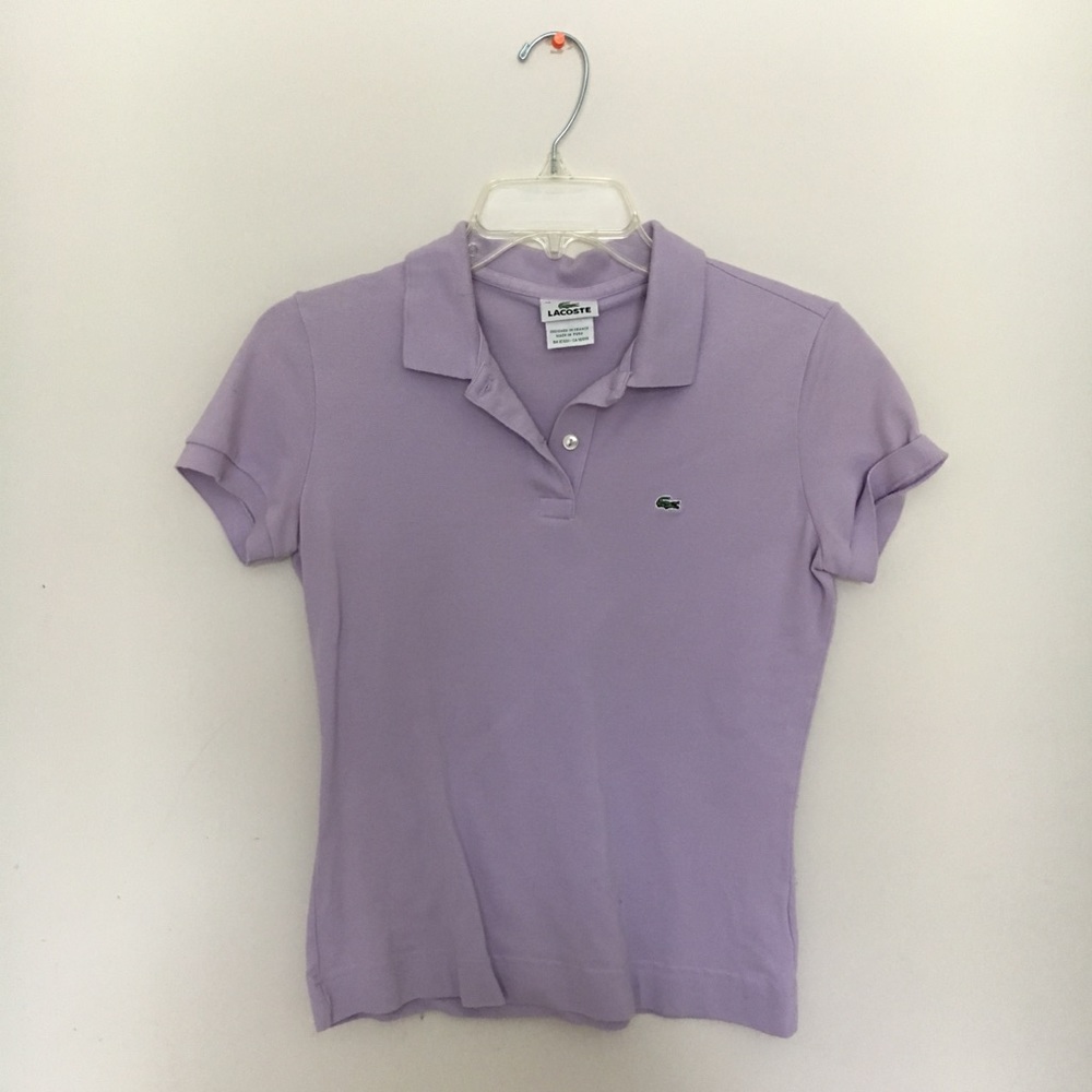 Lavender Lacoste polo